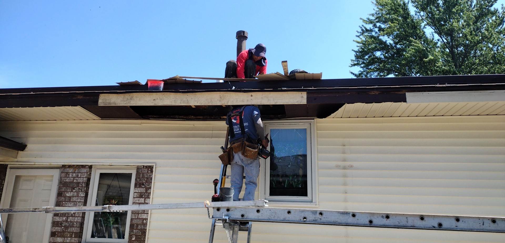 Soffit Repair in Chicago, Illinois.